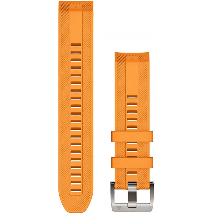 Ремешок GARMIN QUICKFIT 22 для MARQ/MARQ (Gen 2), ярко-оранжевый силиконовый 010-13225-04